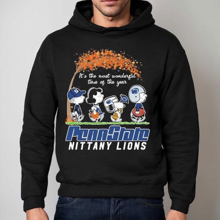 Snoopy The Peanuts Penn State Nittany Lions It's The Most Wonderful Time Of The Year Shirt