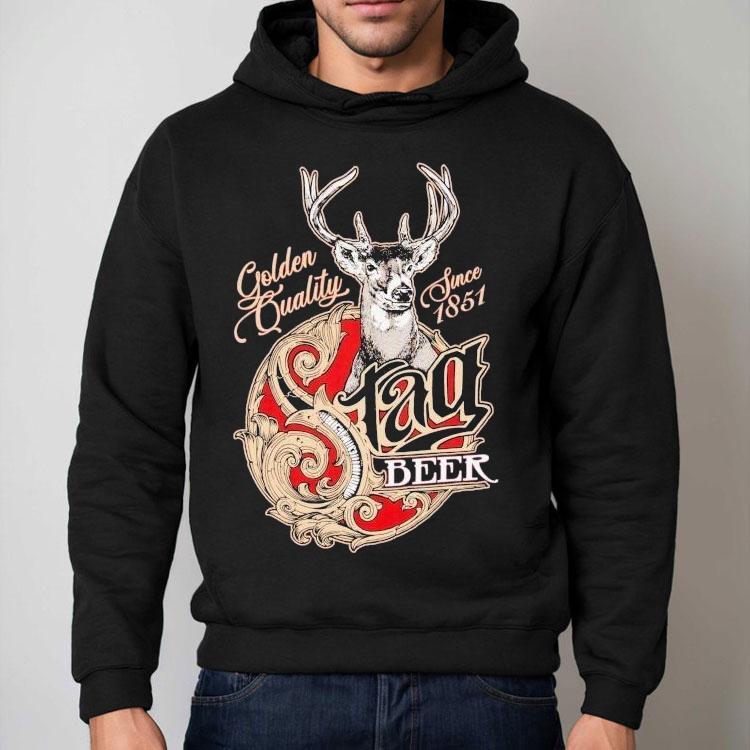 Stag Beer Golden Quality Since 1851 Deer Shirt