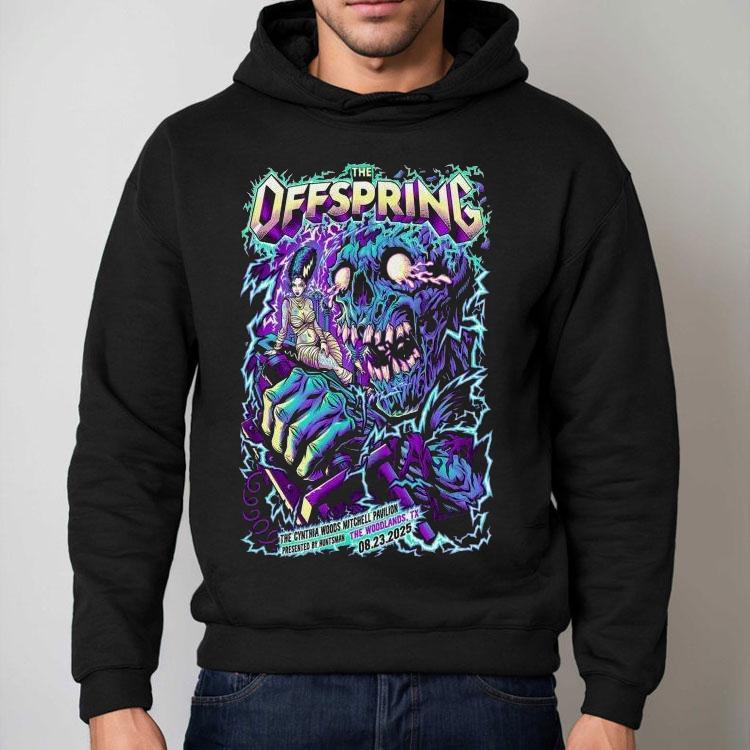 The Offspring The Woodlands, Tx 08 23 2025 Tour Shirt