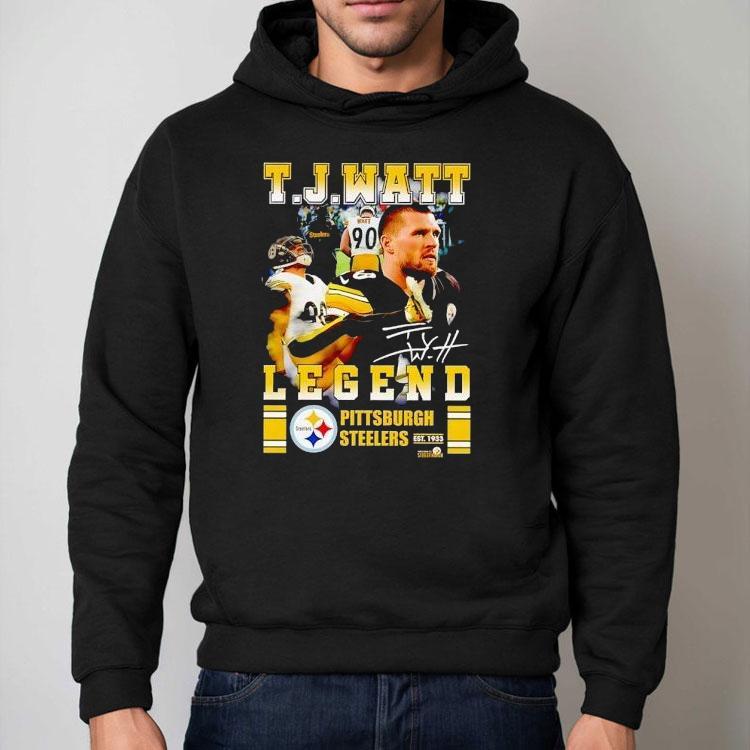 Tj Watt Legend Pittsburgh Slers Football Signature Shirt