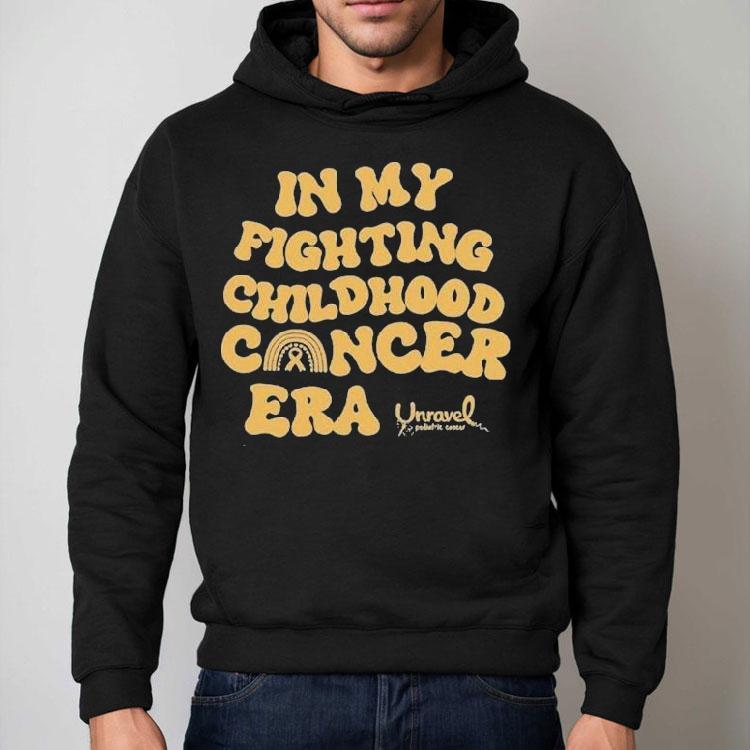 Unravel Pediatric Breast Cancer In My Fighting Childhood Cancer Era Shirt