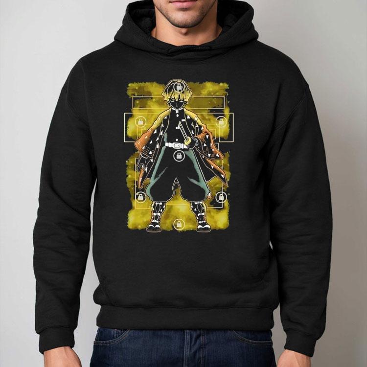 Zenitsu Agatsuma From Demon Slayer Kimetsu No Yaiba Shirt
