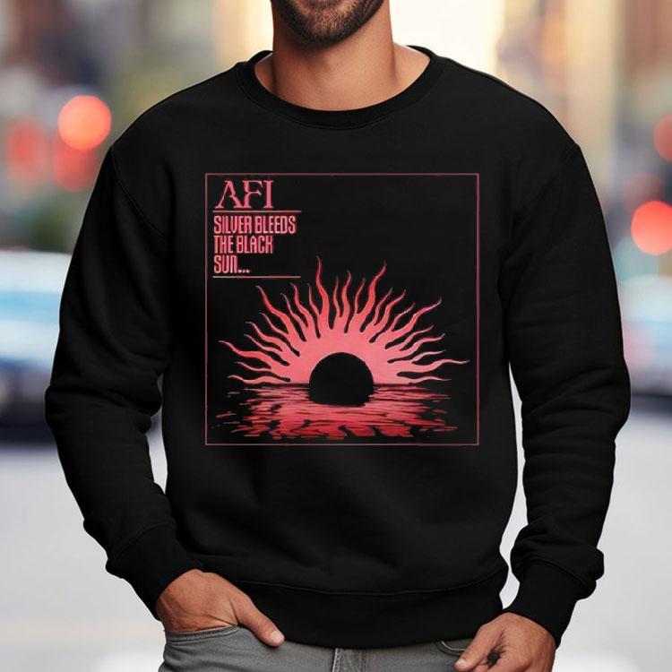 Afireinside Afi Silver Bleeds The Black Sun Shirt