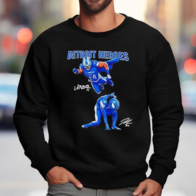 Amon-ra St Brown Detroit Lions Heroes Signature Shirt