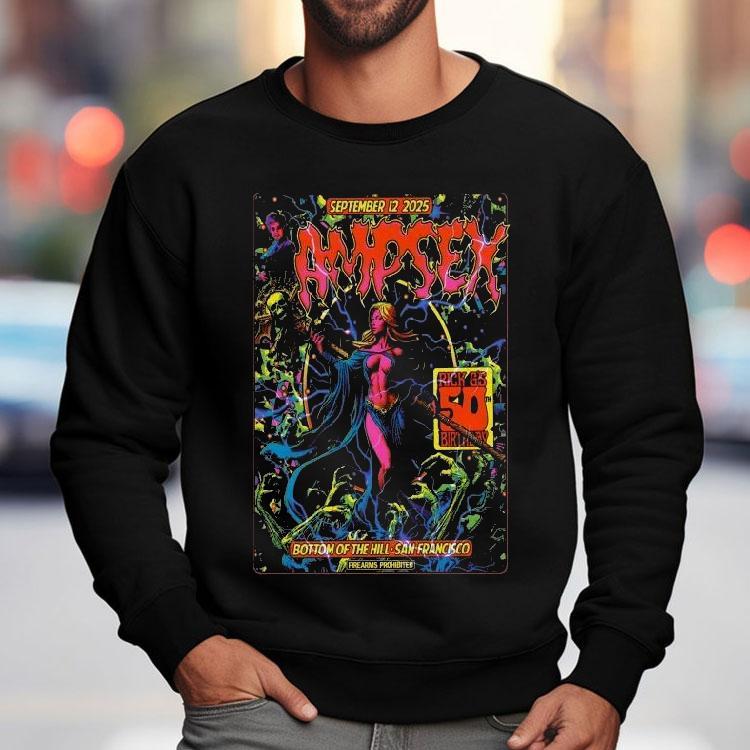 Ampsex Rock Music September 12 2025 In San Francisco Ca Shirt