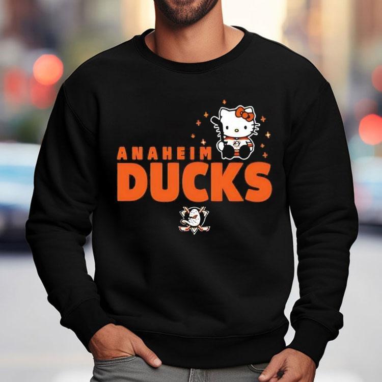 Anaheim Ducks Team X Hello Kitty Treat Shirt