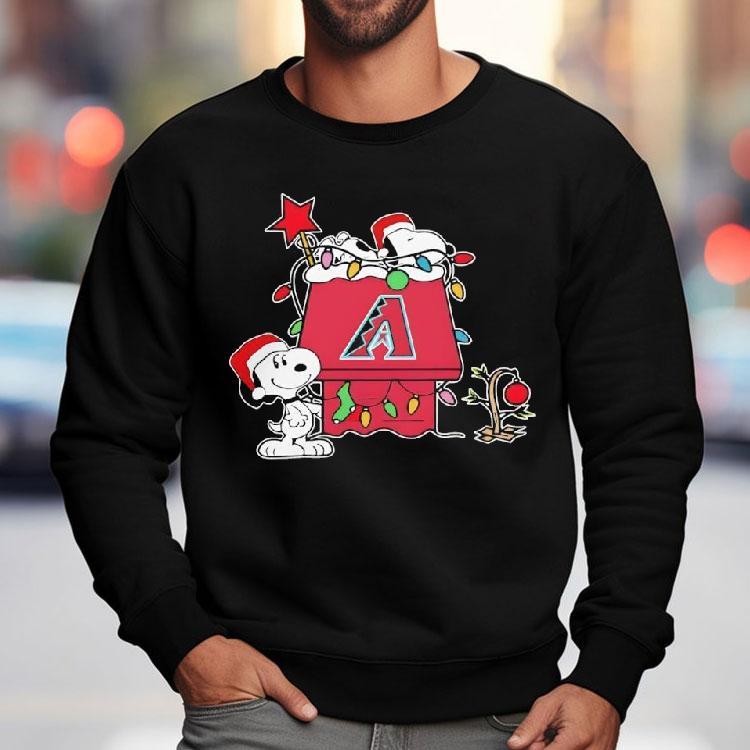 Arizona Diamondbacks Snoopy Christmas Holiday 2025 Shirt