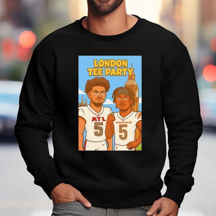 Atlanta Falcons And Cincinnati Bengals Nfl London Party Shirt