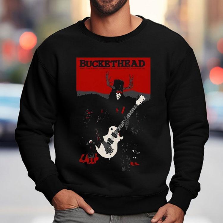 Buckethead Aug 15 Eugene, Oregon, Aug 16 Roseland Theater, Portland 2025 Shirt