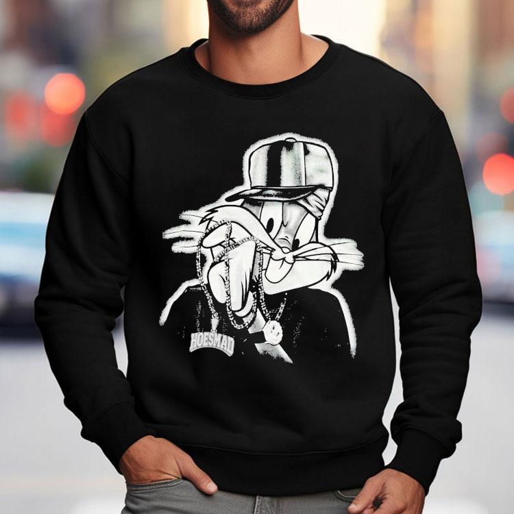 Bugs Bunny Hoesmad Rhinestone Looney Tunes Shirt
