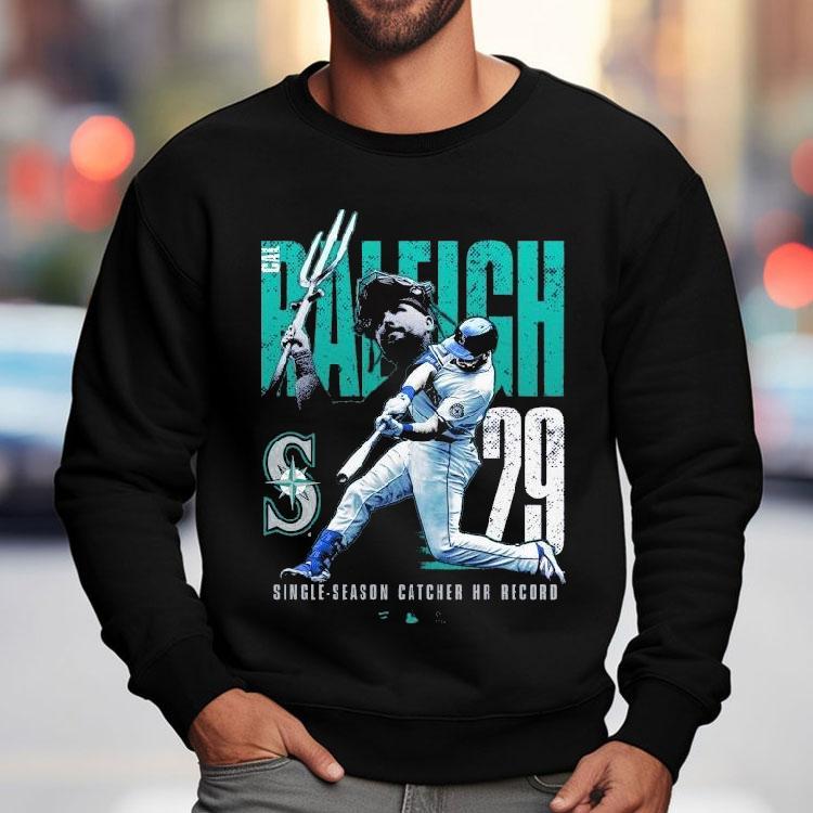 Cal Raleigh Seattle Mariners Single Season Catcher Home Run Record Shirt