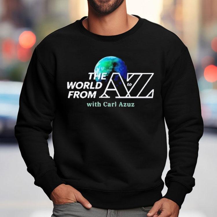 Carl Azuz The World From To Az Logo Shirt