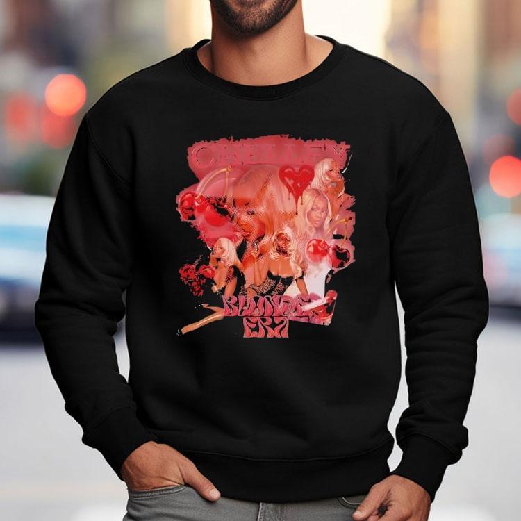 Chelley Blonde Era Big Cherry Energy Shirt