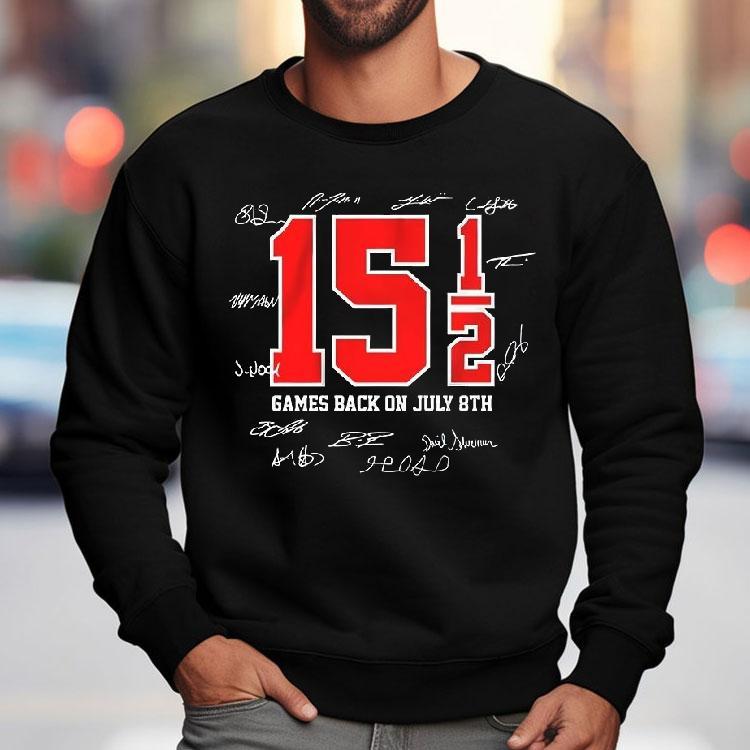 Cleveland Guardians Baseball 15 5 Game Comeback Signatures Shirt