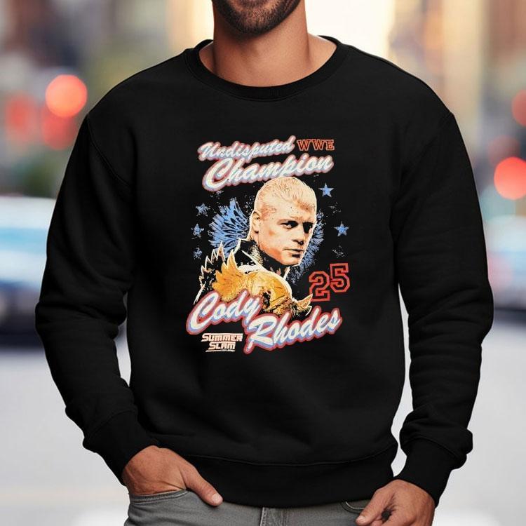 Cody Rhodes Summerslam Undisputed Wwe Champion 2025 Shirt
