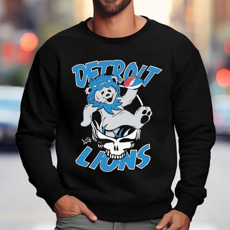 Detroit Lions Nfl X Grateful Dead Bear Shirt