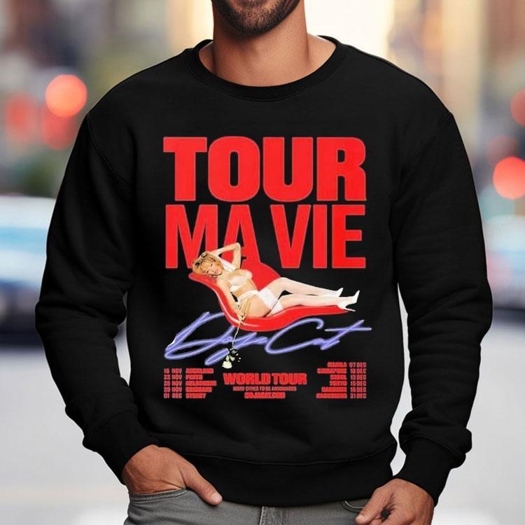 Doja Cat Ma Vie World Tour 2025 5th Album And Jealous Type With Dates Shirt