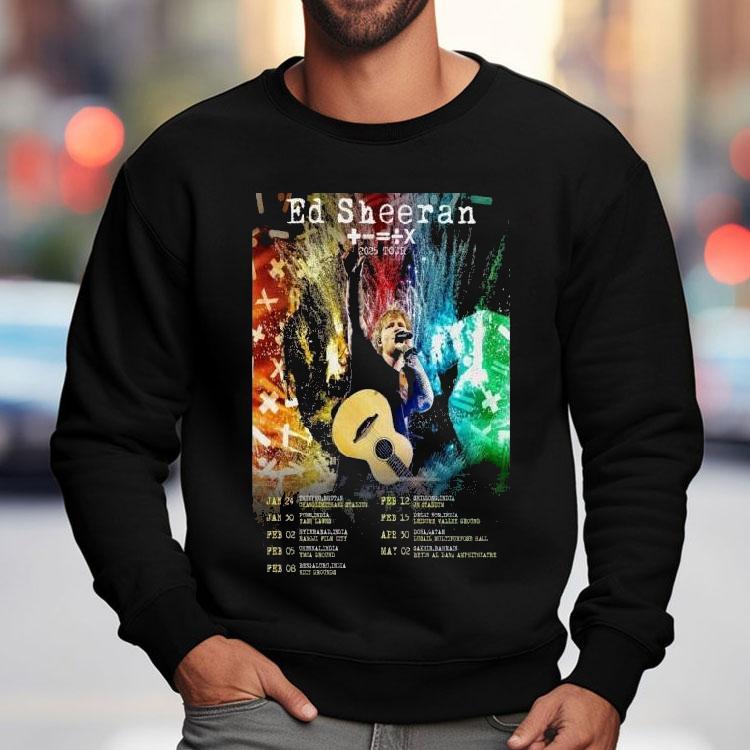 Ed Sheeran European Tour 2025 Shirt