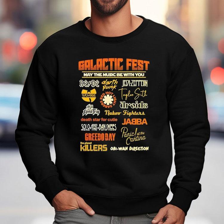 Galactic Fest May The Music Be With You A Music Festival Style Star Wars Shirt