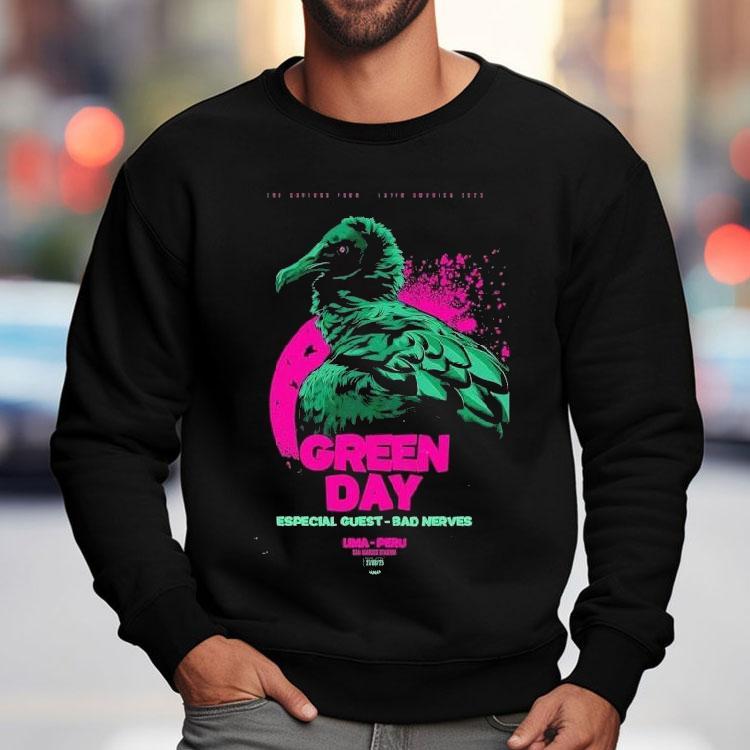 Green Day Bad Nerves Lima, Per Aug 27 2025 Show Shirt