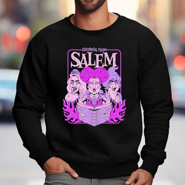 Greeting From Salem Hocus Pocus Shirt