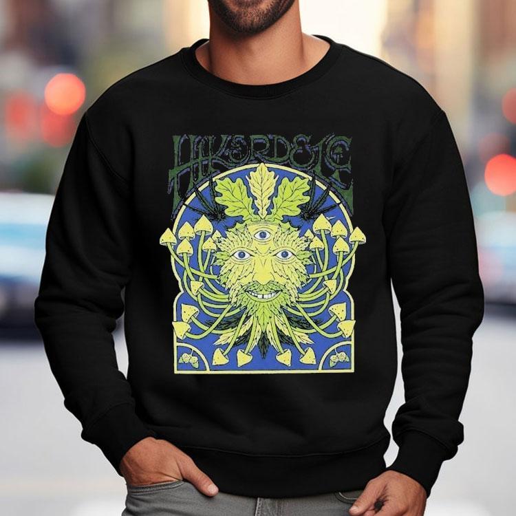 Hikerdelic Green Man 3 Eyes Shirt