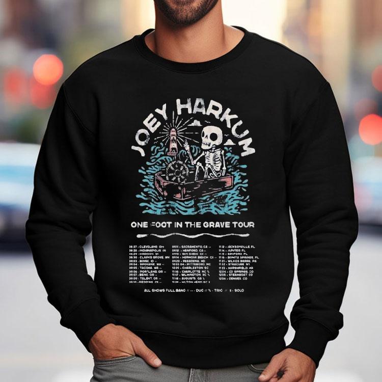Joey Harkum One Foot In The Grave Tour 2025 Dates Skeleton Shirt