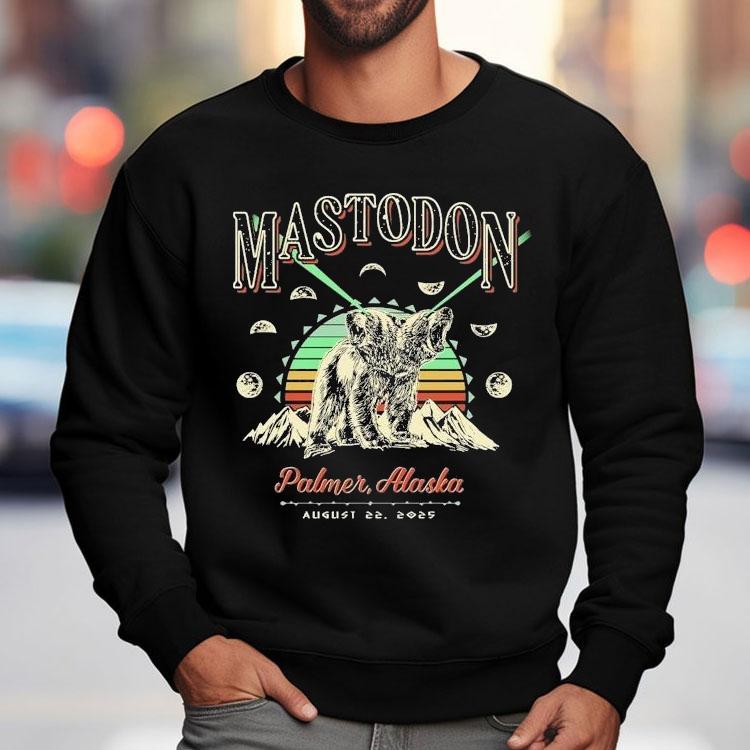 Mastodon Palmer Alaska Bear 2025 Shirt