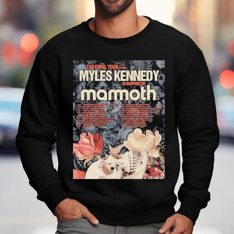 Myles Kennedy Tour 2025 Dates The Final Tour In North America With Mammoth Shirt