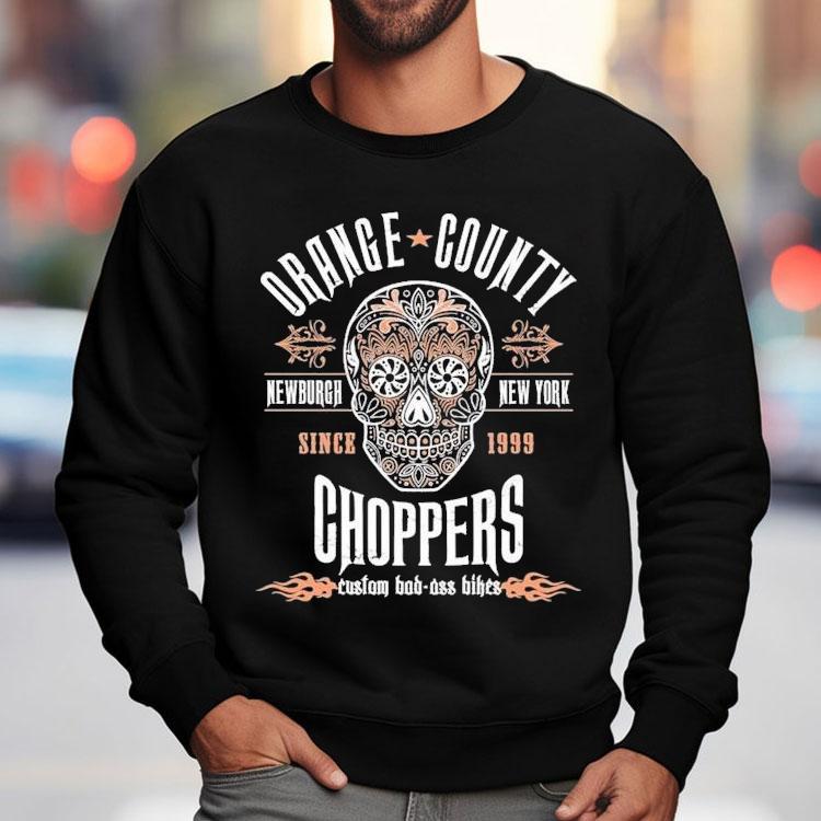 Orange County Choppers Newburgh New York Sugar Skull Shirt