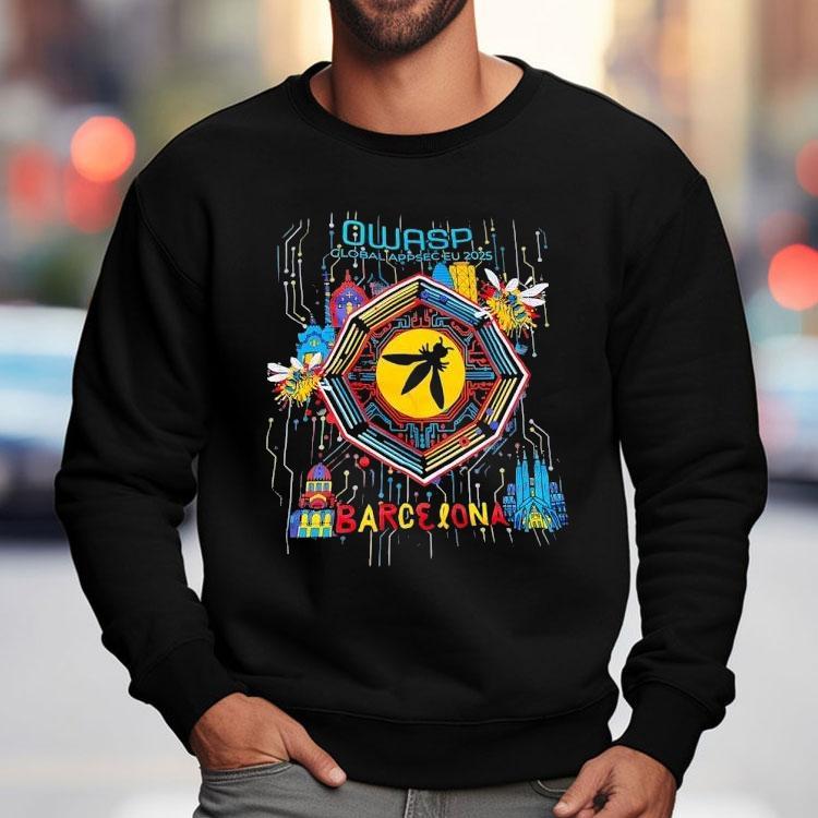 Owasp Global Appsec Eu 2025 Barcelona Fc Cartoon Shirt