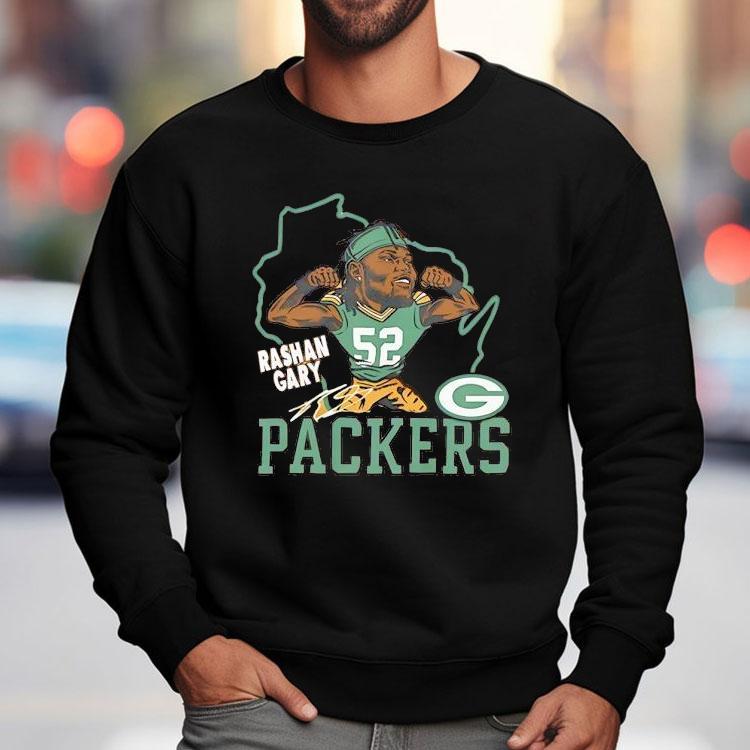 Rashan Gary Green Bay Packers Football Signature Shirt