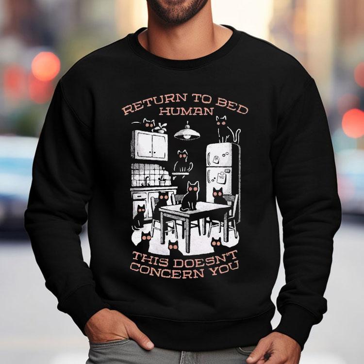 Return To Bed Human This Doesn't Concern You Shirt