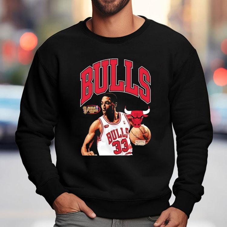 Scottie Pippen Chicago Bulls Basketball Nba Finals Signature Shirt