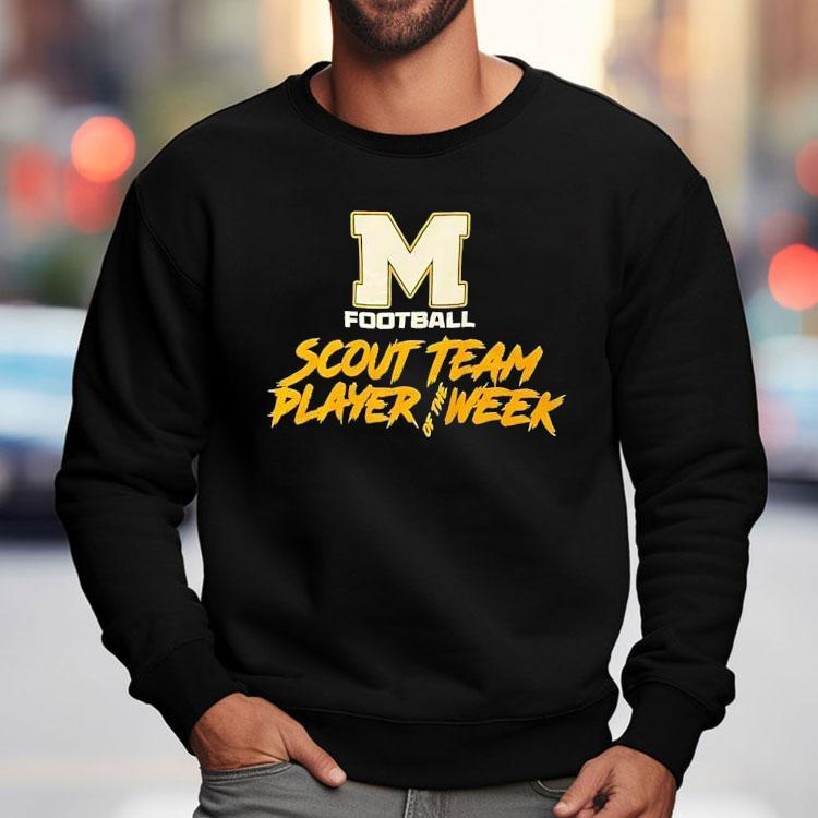 Scout Team Player Of The Week Michigan Wolverines Football Shirt