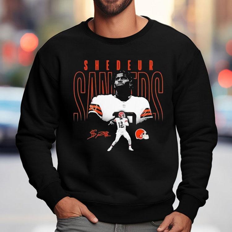 Shedeur Sanders Cleveland Browns Black Humble Shadow Player Shirt