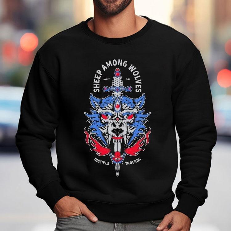 Sheep Among Wolves Disciple Threads Sword Shirt