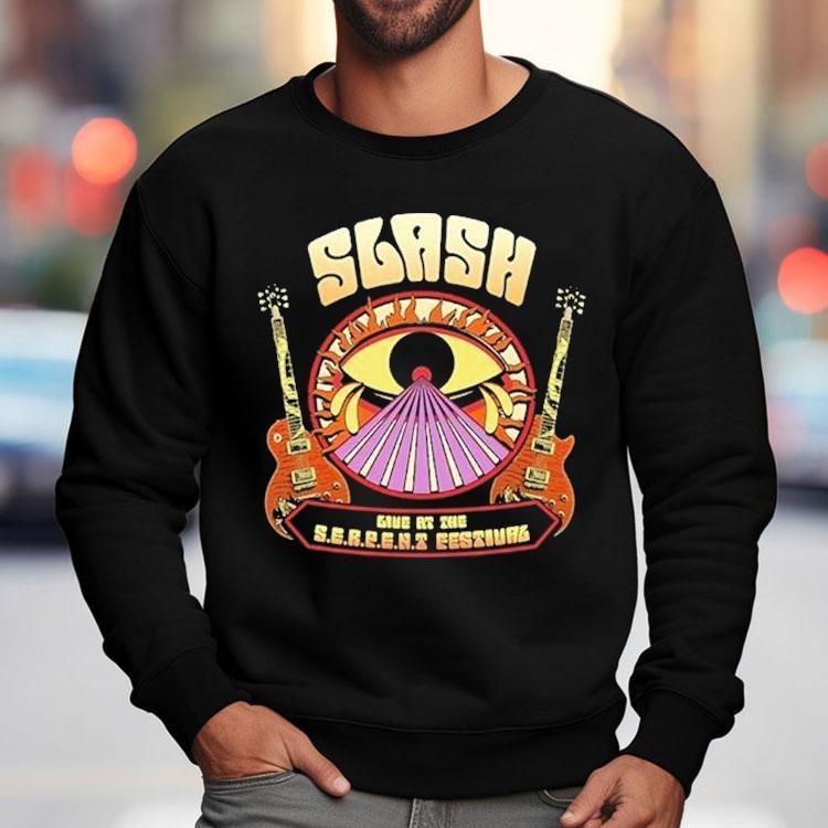 Slash Live At The Serpent Festival 2025 Guitar Eye Shirt