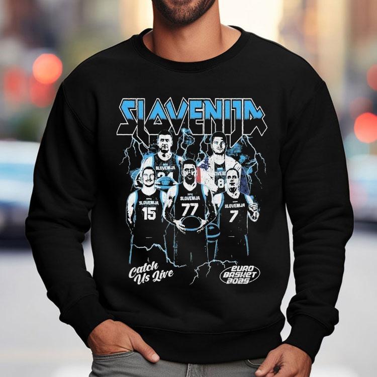 Slovenia Catch Us Live Euro Basket 2025 Shirt