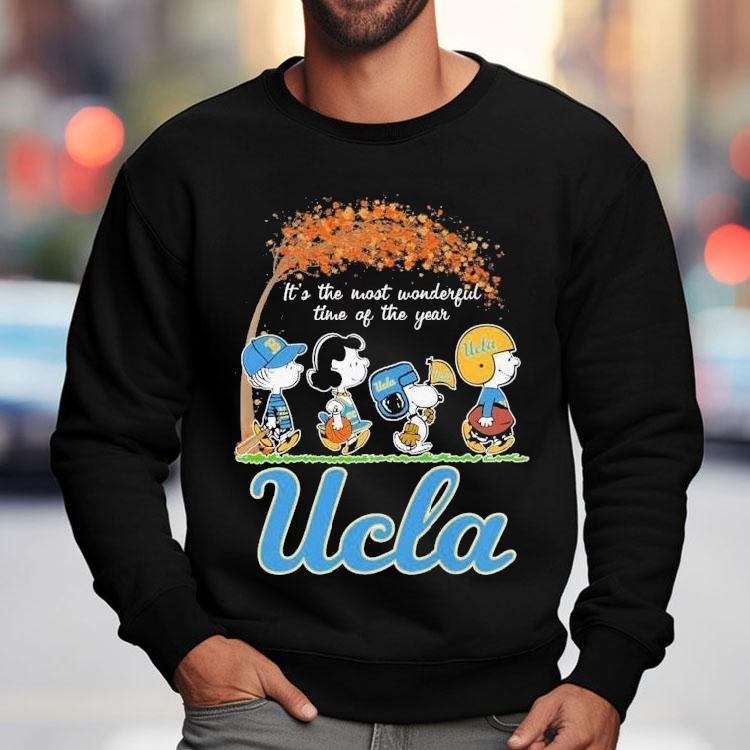 Snoopy The Peanuts Ucla Bruins It's The Most Wonderful Time Of The Year Shirt