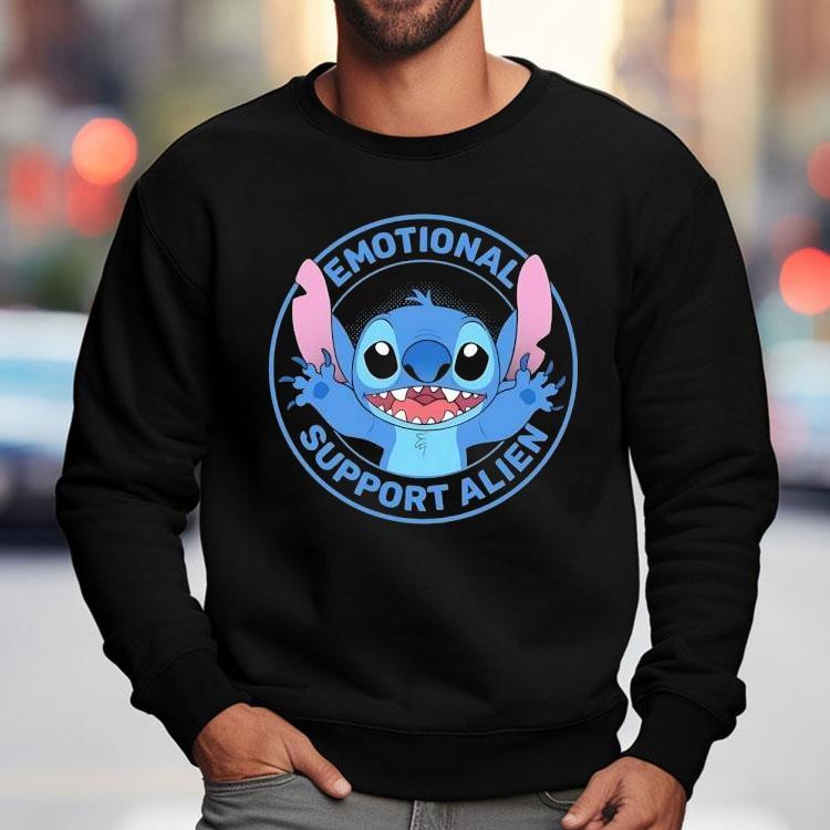 Stitch Emotional Support Alien Shirt