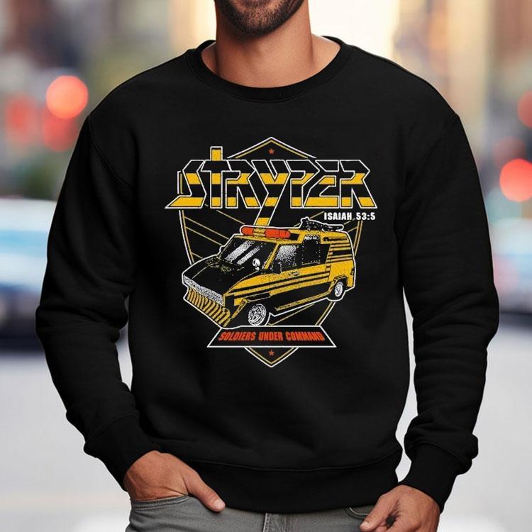 Stryper Soldiers Under Command Battle Van Shirt