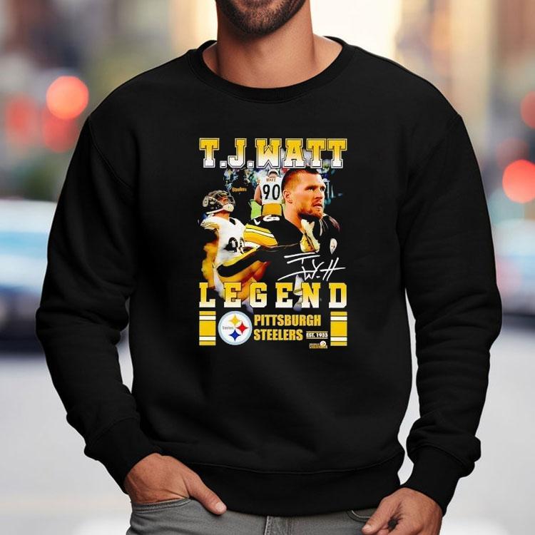 Tj Watt Legend Pittsburgh Slers Football Signature Shirt