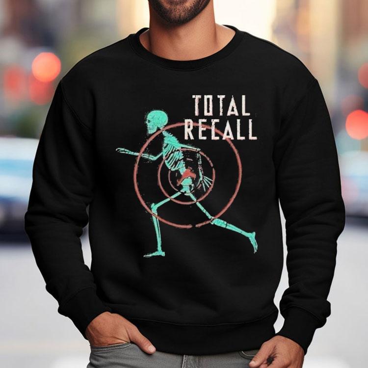 Total Recall Skeleton Skull Shirt