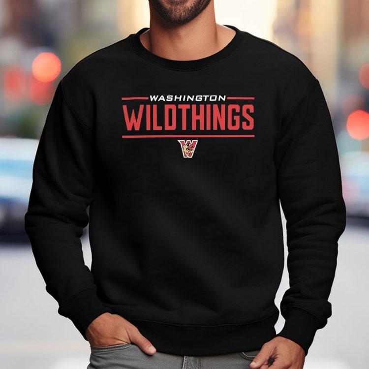 Washington Wild Thing Logo Baseball Shirt