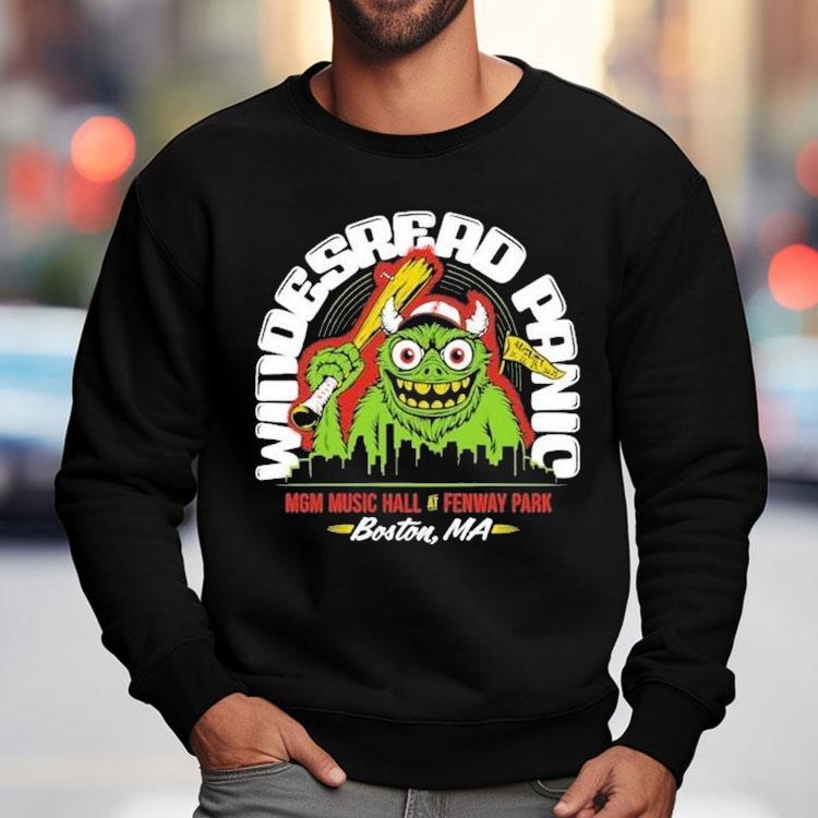 Widespread Panic Agust 21-23 2025 Mgm Music Hall At Fenway Park Boston, Ma Boston Red Sox Mascot Shirt