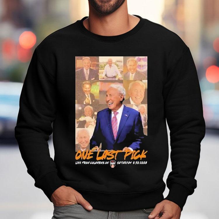 Will Howard Wearing Lee Corso One Last Pick Live From Columbus Oh Saturday 8.30.2025 Shirt